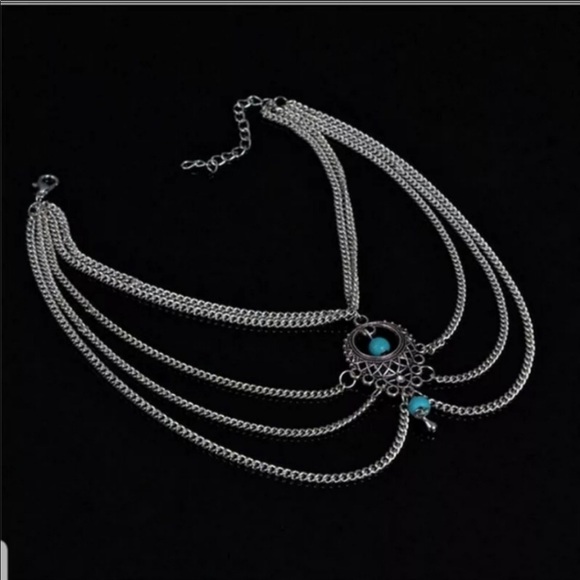 New Boho Turquoise Beach Ankle Bracelet - Picture 5 of 7